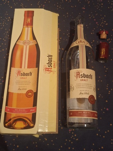 Verkauf 3liter asbach flasche - verkauf,