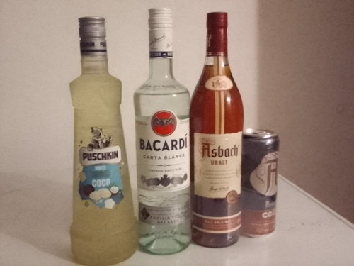 Asbach uralt bacardi - asbach, uralt,
