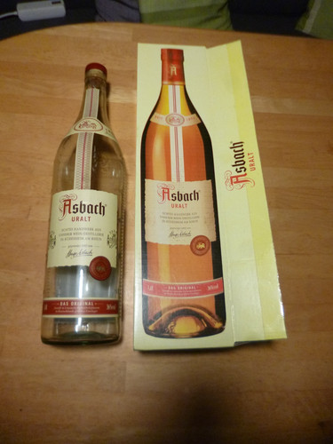 Asbach uralt flasche - asbach,