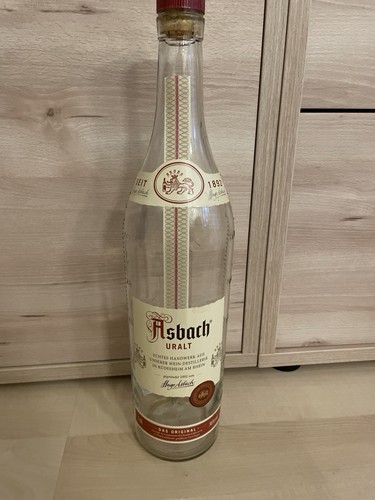 Asbach uralt flasche - asbach, leer