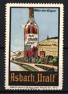 Reklamemarke rüdesheim rh - reklamemarke,